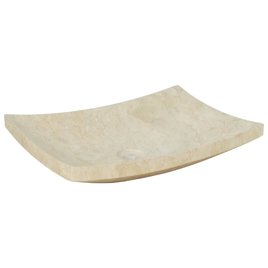 Lavandino 50x35x12 cm in Marmo Crema 142765