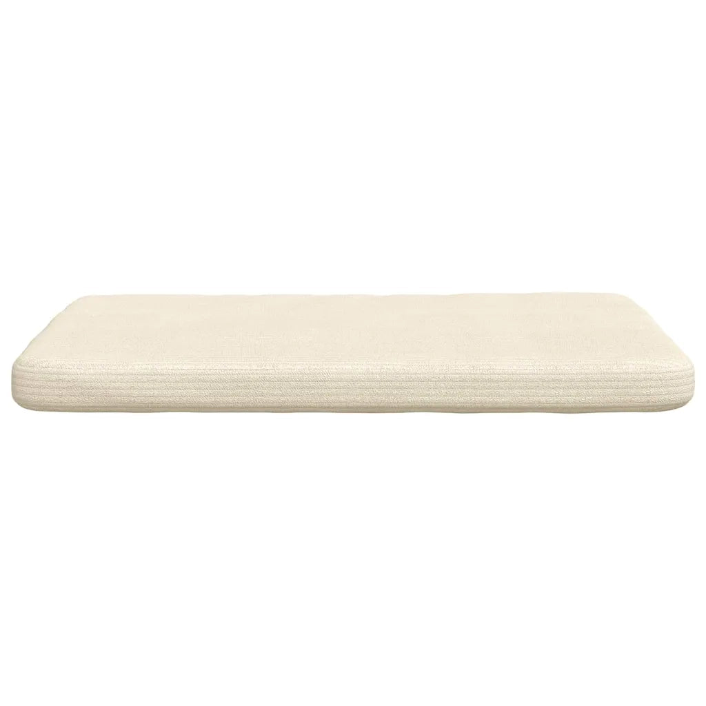 Cuscini per Seduta 4 pz | Cuscini per sedie Crema 40 x 40 x 3 cm Tessuto in Cords