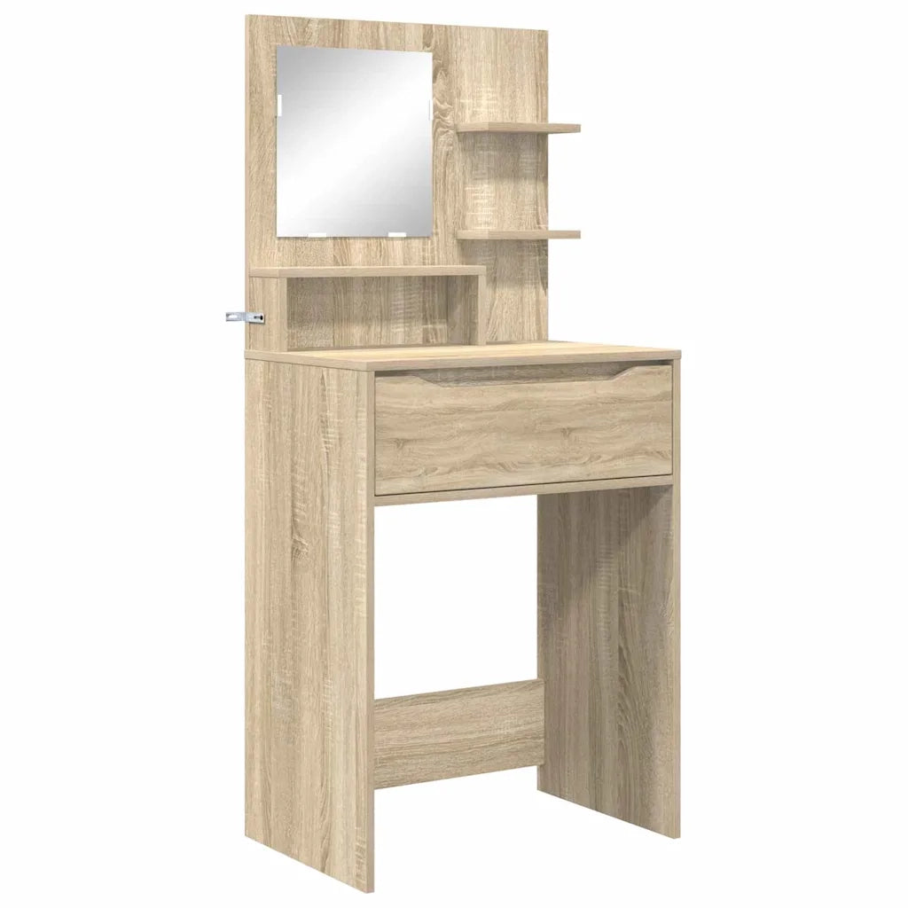Tavoli da Trucco per Camera da Letto con cassetto Rovere Sonoma