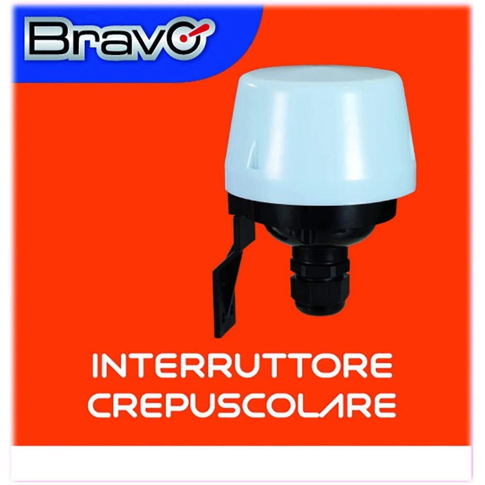 Interruttore Crepuscolare IP54 Bravo Volt 230 a 10 Lux 5 x 50