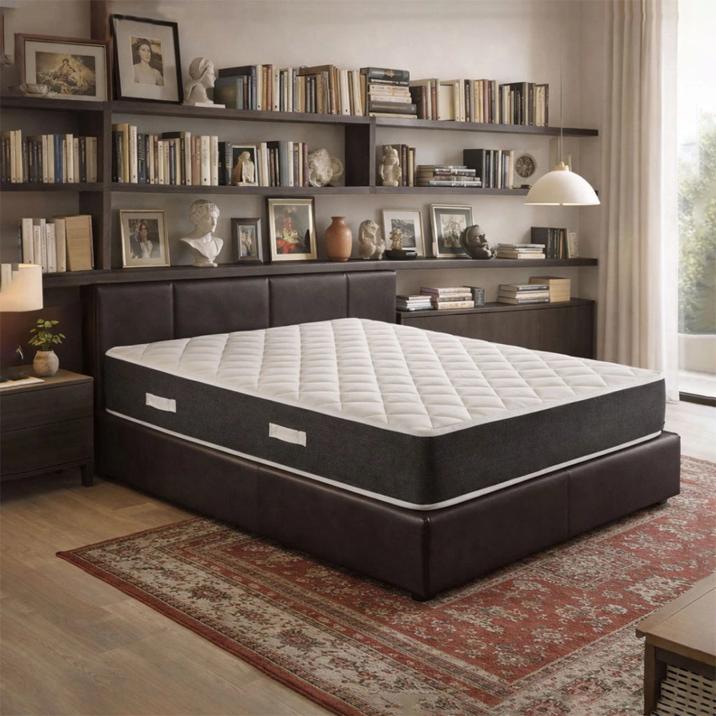 Materasso matrimoniale 175X200 Cm CONFORTEVOLE che NON SCALDA, Materasso memory ortopedico alto 24 cm contro il mal di schiena | MADE IN ITALY, Anallergico - MOD. PRIME 24
