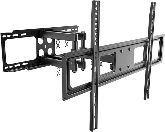 Supporto TV a parete S5264 per scherm da 37 a 70 pollici, girevole e inclinabile, VESA 600 x 400, per scherm piani e curvi smart TV, peso massimo 40 kg