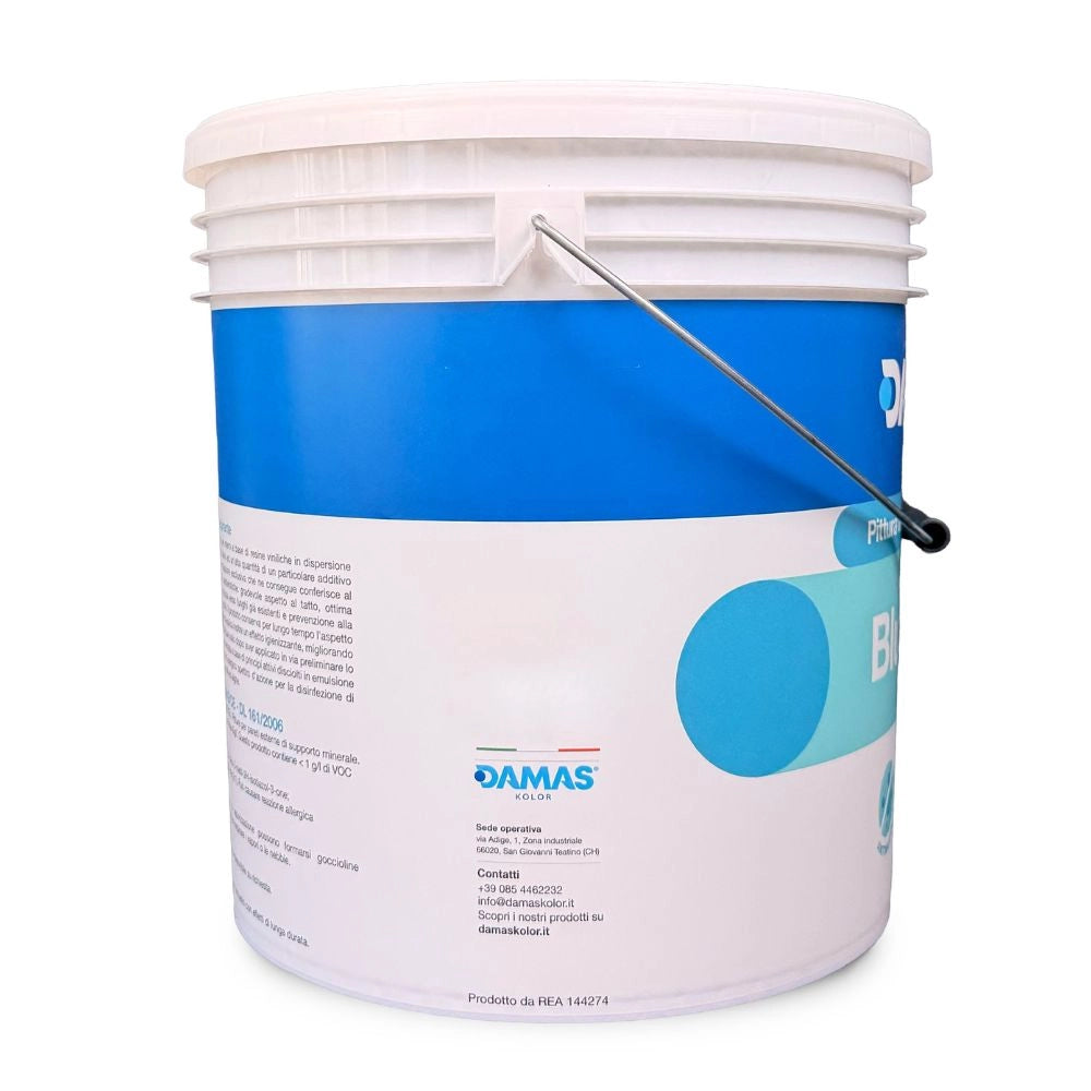 Damas kolor idropittura traspirante antimuffa bluocean interni *** formato 5 lt, confezione 1
