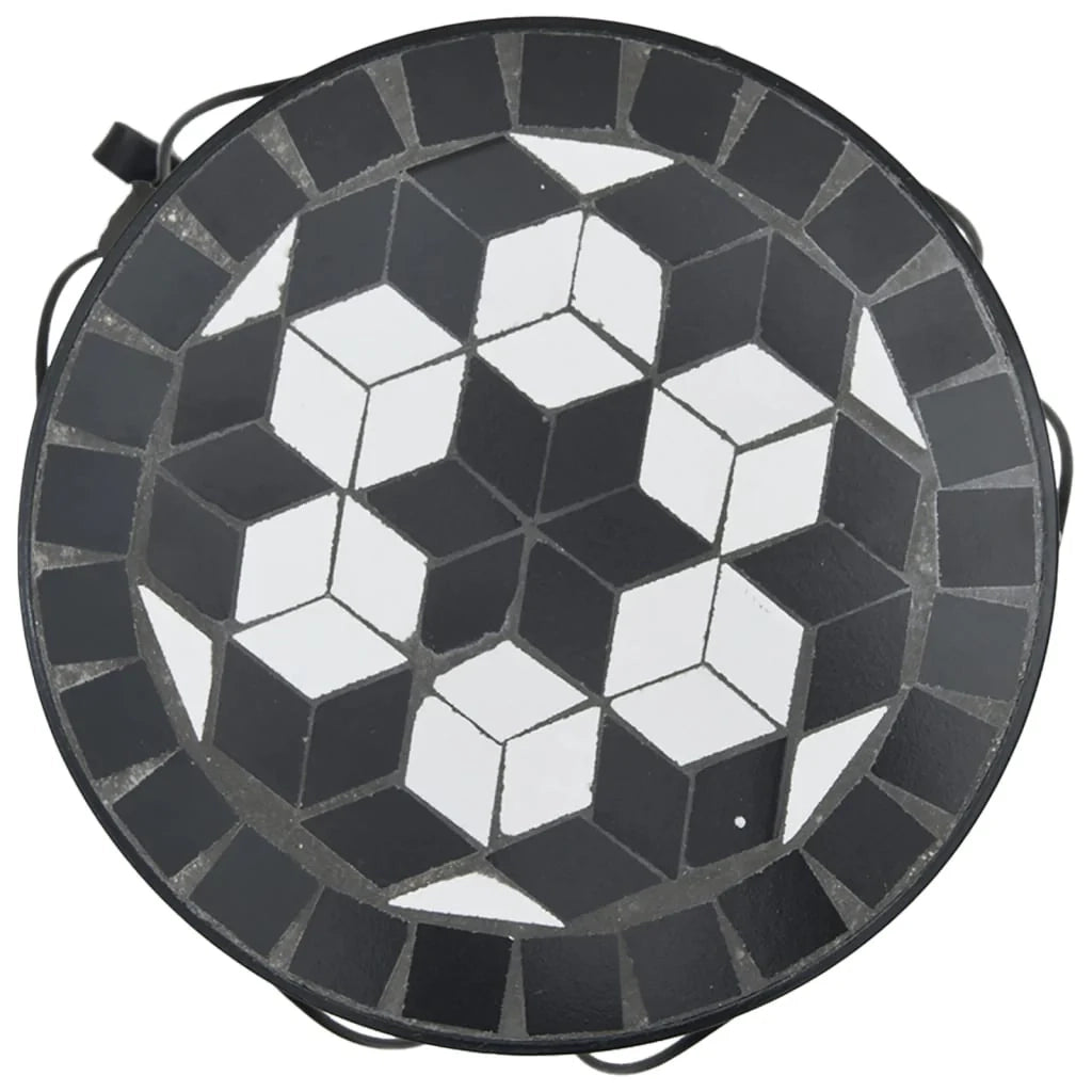 Portavasi mobili per fiori 3 pezzi ceramica nera 02_0045256