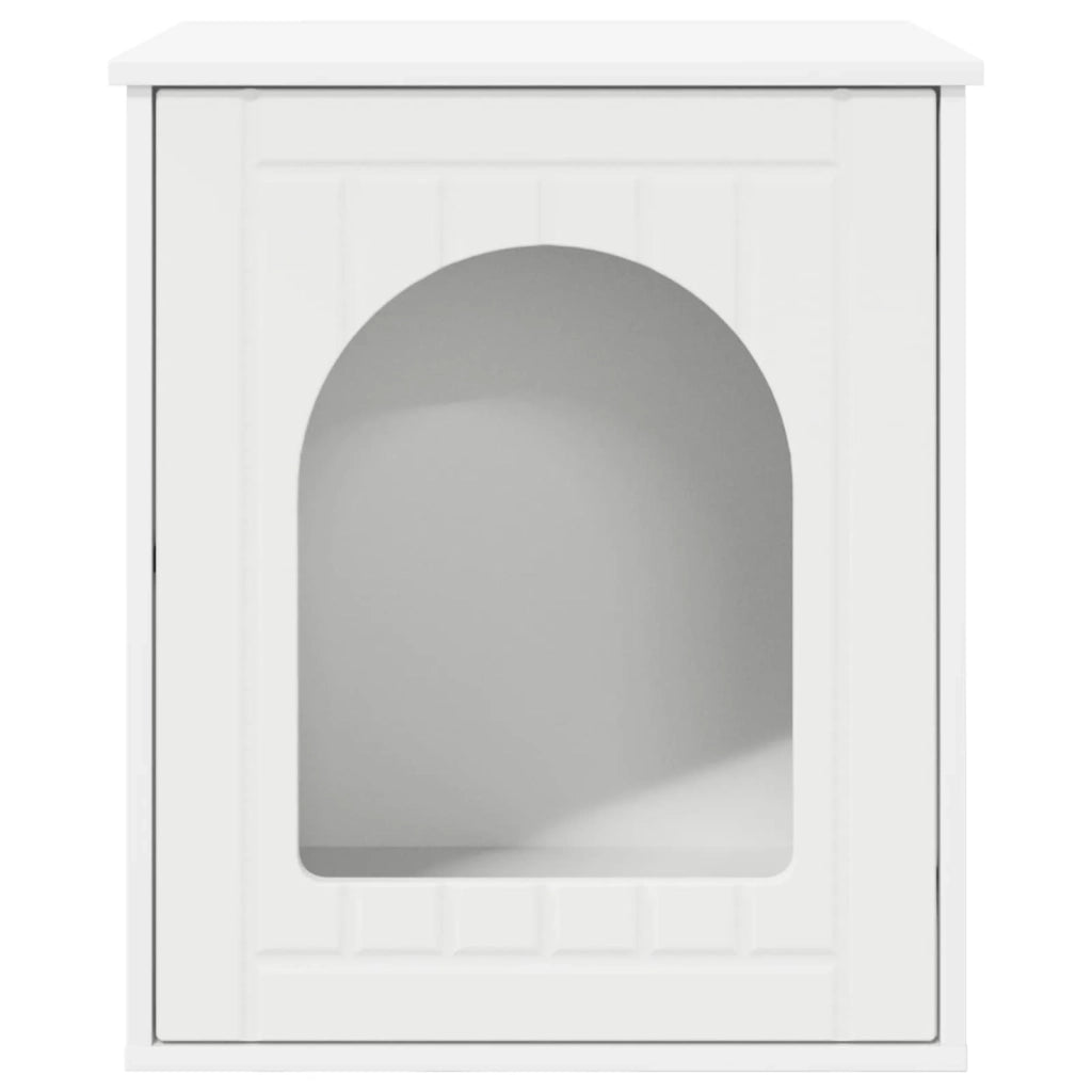 Casa per Gatti Bianco 53 x 52 x 62 cm Legno multistrato