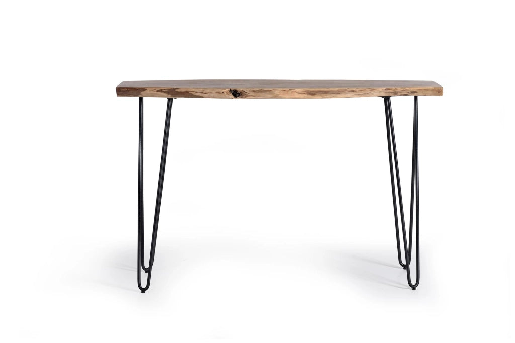 Consolle realizzata in legno massello di acacia