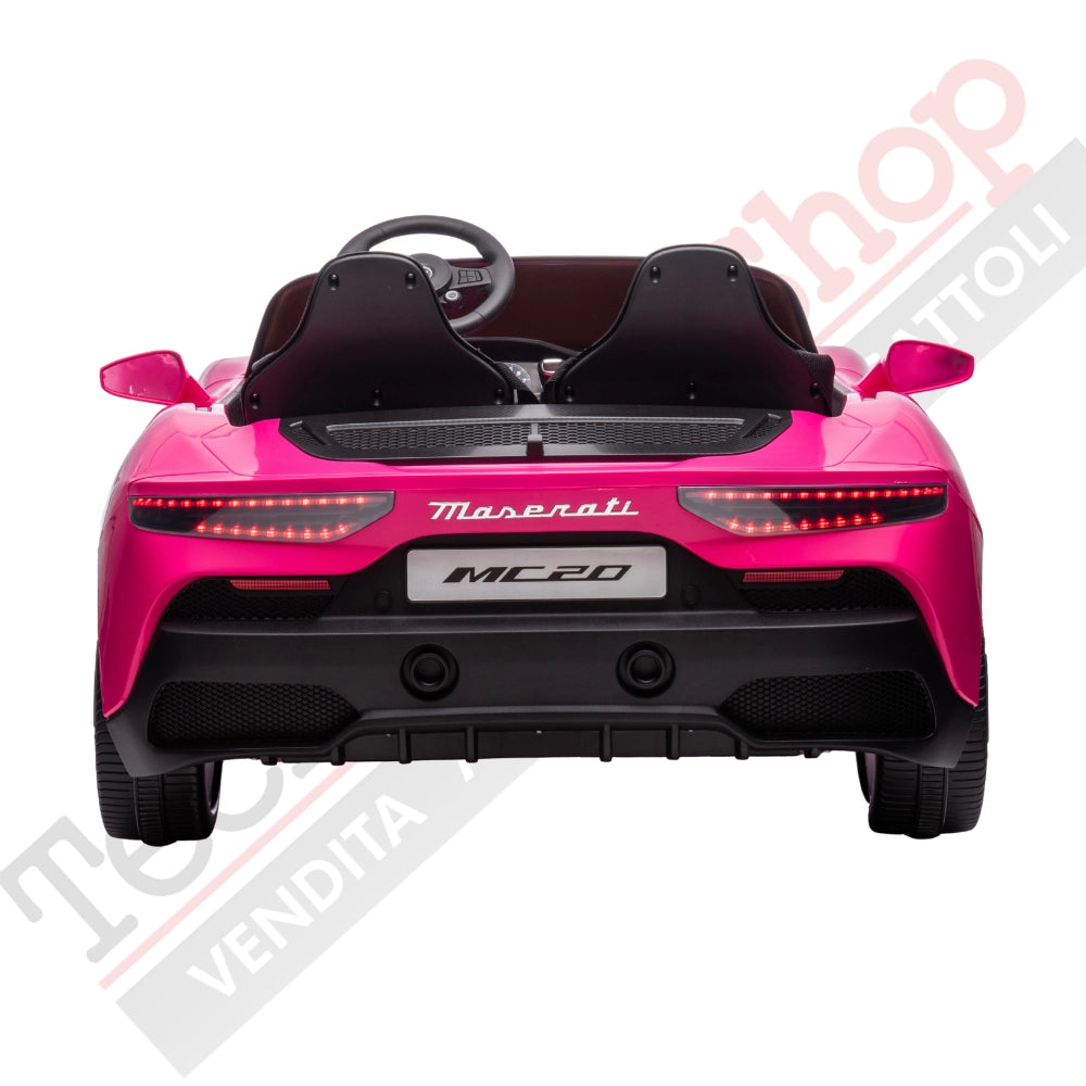 Tecnobike Shop - Auto Elettrica Per Bambini Maserati MC20 Full Optional 12V-Rosa