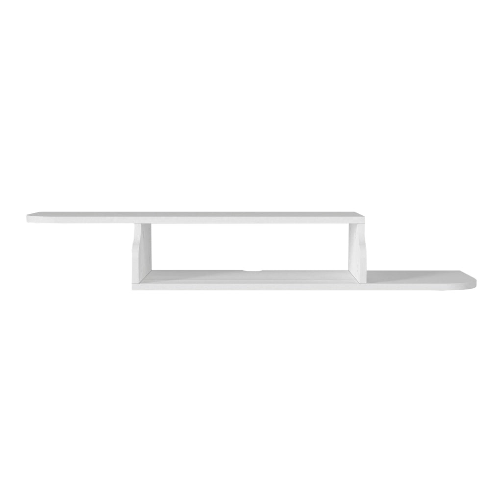 Mobile Porta TV Kershaby con Scomparto Aperto 120 x 30 x 19 cm - Bianco [en.casa]