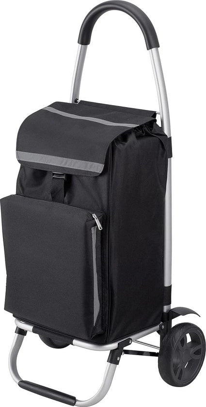 Carrello per spesa 54 litri con contenitore refrigerato - grande pneumatico - impermeabile - supporto per carrello - shopper pieghevole