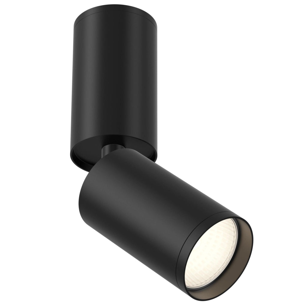 Plafoniera Ceiling & Wall in Alluminio FOCUS S Nero