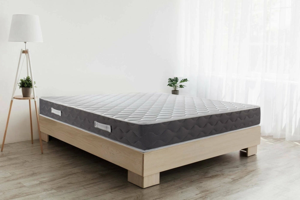 Materasso matrimoniale South, Materasso Memory Foam, Materasso ergonomico, Materasso a molle insacchettate, 100% Made in Italy, 140x190xh28 cm