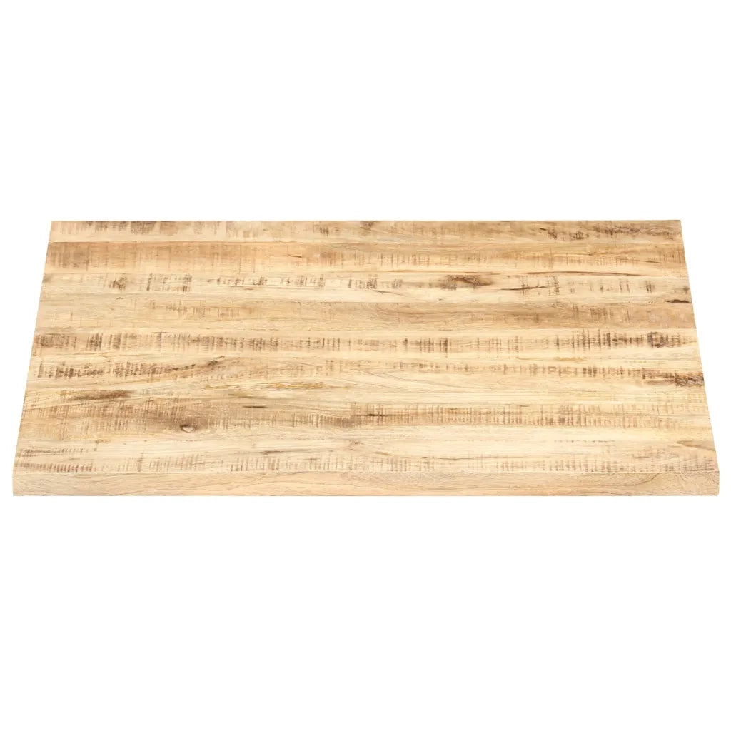 Piano Tavolo in Legno Massello di Mango 25-27 mm 80x80 cm 286030