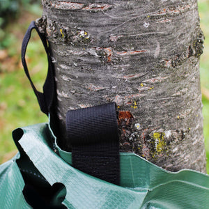 2 Sacchi per irrigare alberi 75 l in PVC, Sistema di irrigazione a goccia intorno ai tronchi