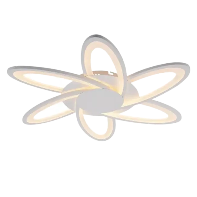 Lampadario per soffitto LED applique plafoniera design moderno forma FIORE 59w luce calda
