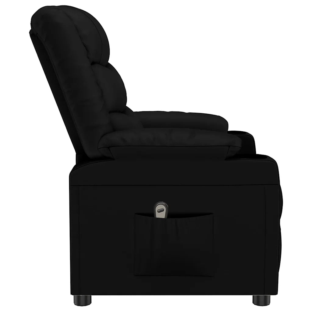 Divano Sedia-Poltrona Reclinabile Elettrica Nera in Similpelle 635448