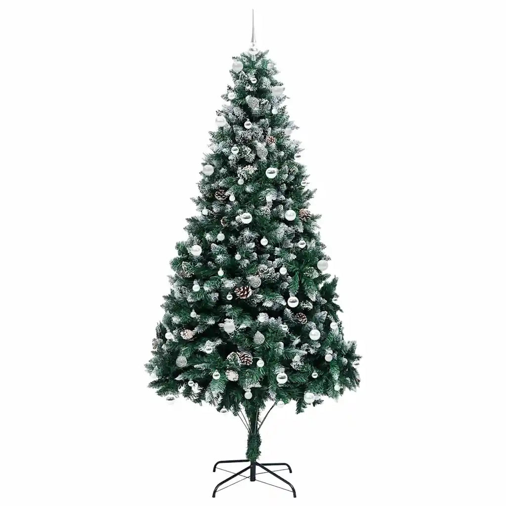 Albero di Natale artificiale con 300 LED Verde 240 cm 3396287