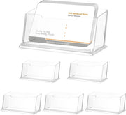 Porta carte trasparente in acrilico - Ospita fino a 50 carte - Carta portacarte - Porta foto - Contenitore di archiviazione - Porta documenti - Porta carte