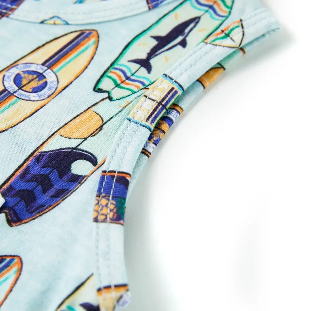 Canotta da Bambino Blu Tenue Mélange 140 11778