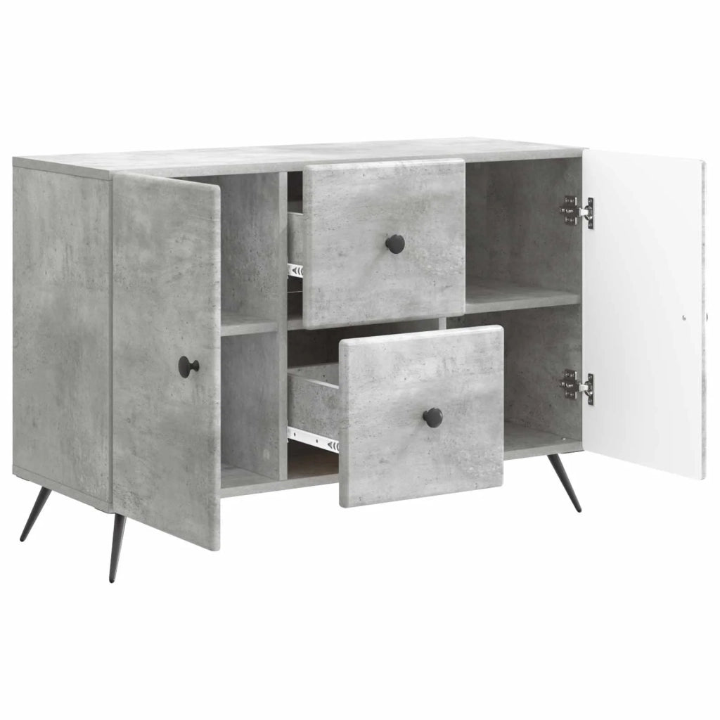 Credenza Grigio Cemento 89 x 34,5 x 60 cm Legno ingegnerizzato 895578