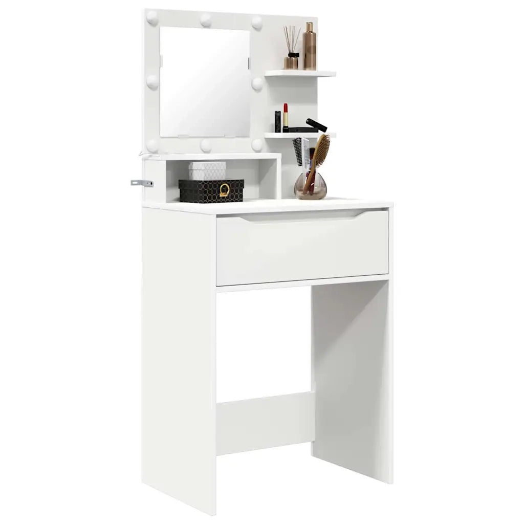 Tavoli da Trucco per Camera da Letto Bianco 80 x 39,6 x 135 cm