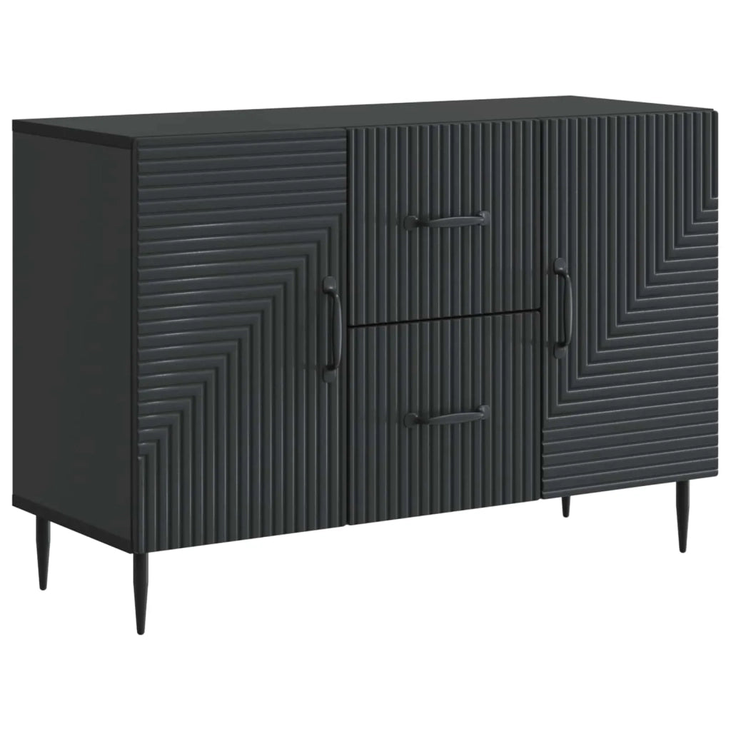 Credenza Nero 89 x 34,5 x 60 cm Legno ingegnerizzato
