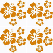 Autoaccessori Autoadhesivo con Hibiscus di Hibiscus in Reflectente Material con Laser Giallo e Funzione di Protezione Solare per Esterni