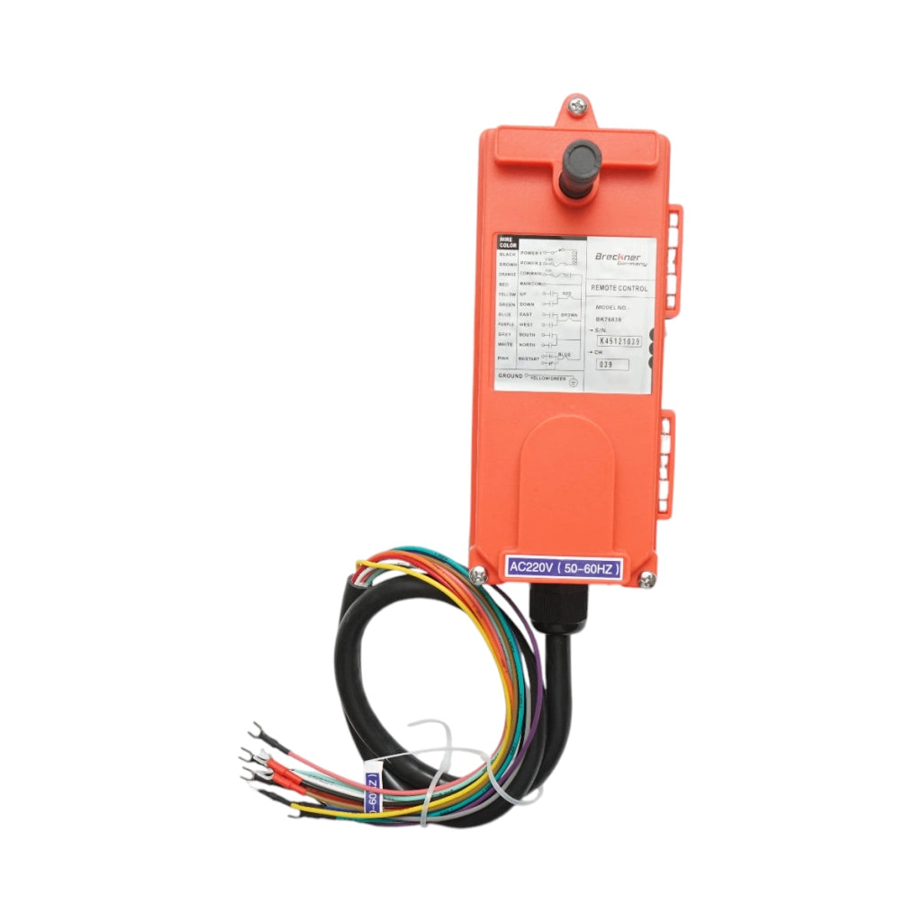 Telecomando wireless industriale AC 220V con 6 comandi IP65 Breckner Germany