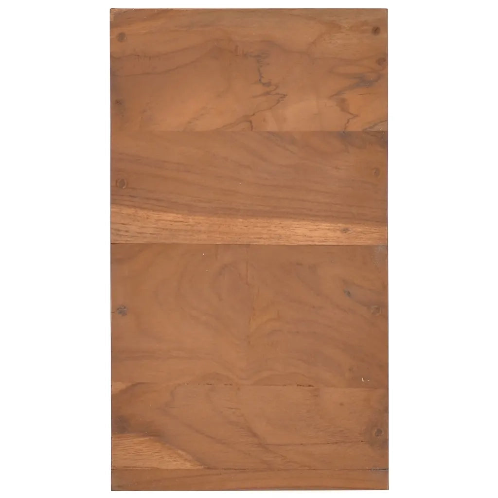 Comodino 20x35x50 cm in Legno Massello di Teak