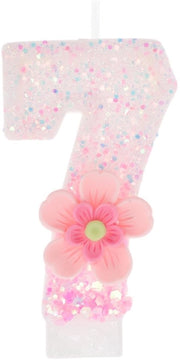 Candele per torta a forma 3D - Design - Luccicente - Senza fumo - Sicurezza garantita - Lunghezza 7,5 cm - Candele per torta