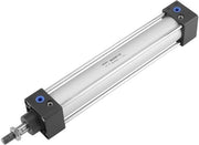 Cilindro pneumatico 32 mm di diametro - 200 mm di schiuma - Doppia azione/Singola azione - Lega di alluminio - Silenzioso - Funzione di conservazione dell'olio - Cilindro a aria