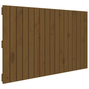 Testiera | Testata da Parete Ambra 108x3x60 cm in Legno Massello di Pino