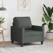 Poltrona Grigio Scuro 60 cm in Tessuto