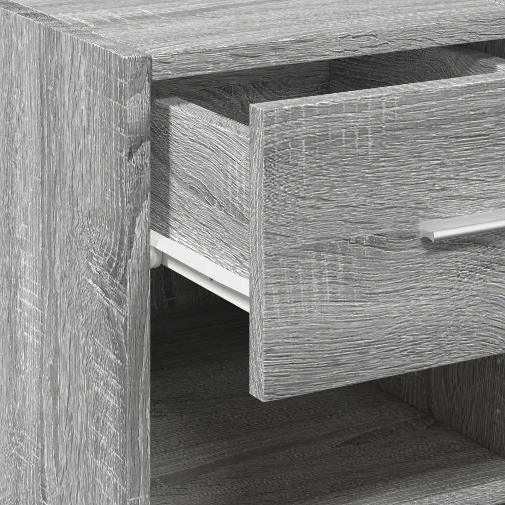 vidaXL Credenza Grigio Sonoma 40x42,5x93 cm in Legno Multistrato