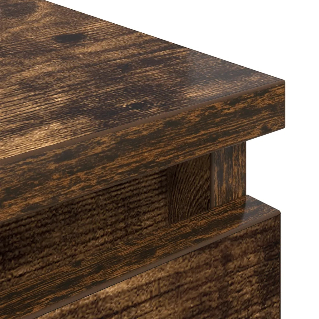 Mobile TV Rovere Fumo 60x35x54 cm in Legno Multistrato 861782