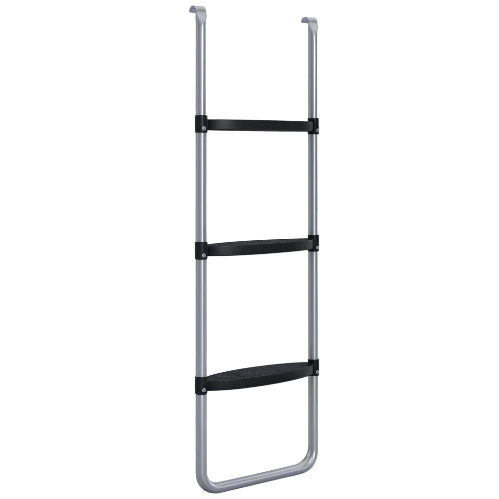 Scala Letto 3 Gradini ¨C Zephmum ¨C Argento 110x32 cm