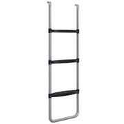 Scala Letto 3 Gradini ¨C Zephmum ¨C Argento 110x32 cm