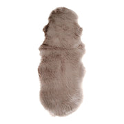 Tappeto Asimmetrico Lambskin, Marrone, Poliestere, 180x60x6,5 cm