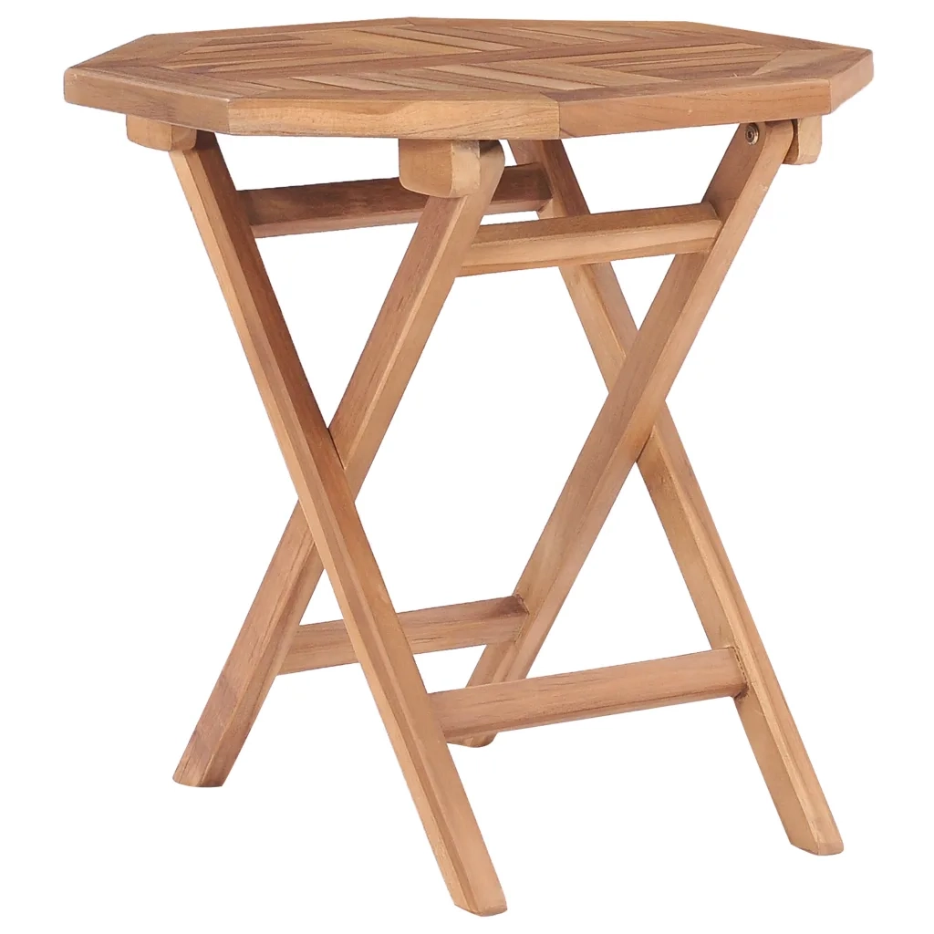 Tavolo da Giardino Pieghevole 45x45x45 cm in Legno di Teak cod mxl 34394