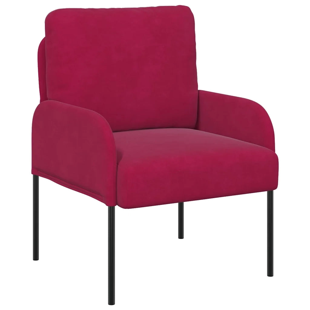 Divani con cuscino 55cm Rosso Vino Legno compensato