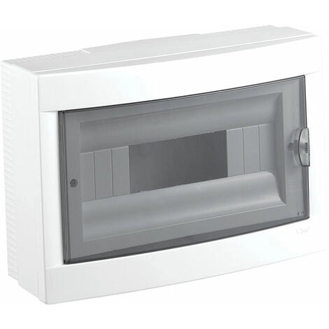 CENTRALINO DA PARETE C/PORTELLO IP40 12 Mod. 310x175x105 - Bianco