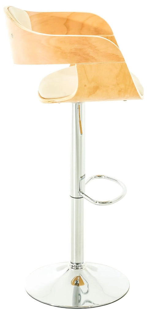 Set 2 Sgabelli Rйtro KINGSTON in similpelle Natura/crema