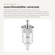 Filtro per benzina 8mm in alluminio - Puro e facile da installare - Alta qualità - Duraturo - Pulitore di filtro per motori