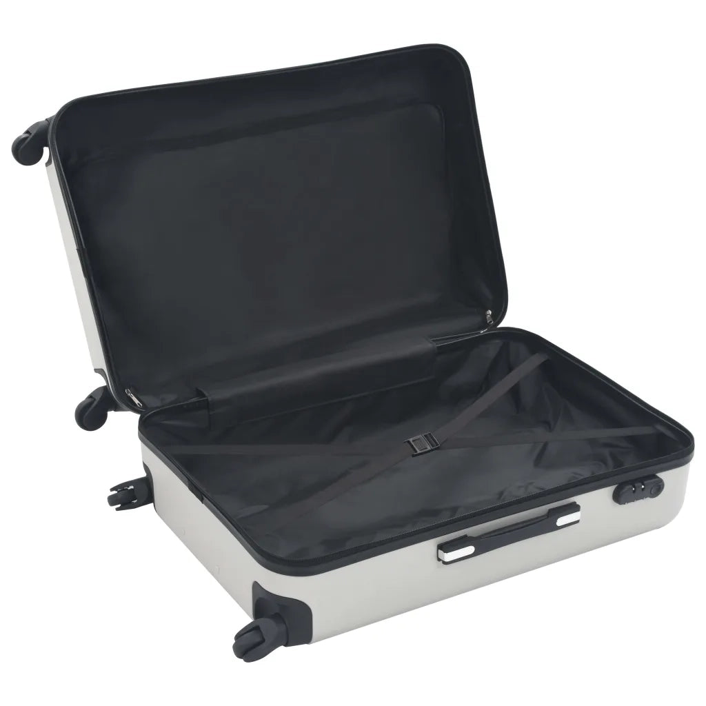 Set Trolley a Custodia Rigida 3 pz Argento Lucido in ABS CFW8930499