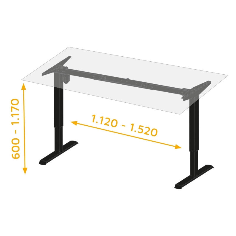 Lift Table motorizzato regolabile in altezza Lift Table, Acciaio, Verniciato bianco
