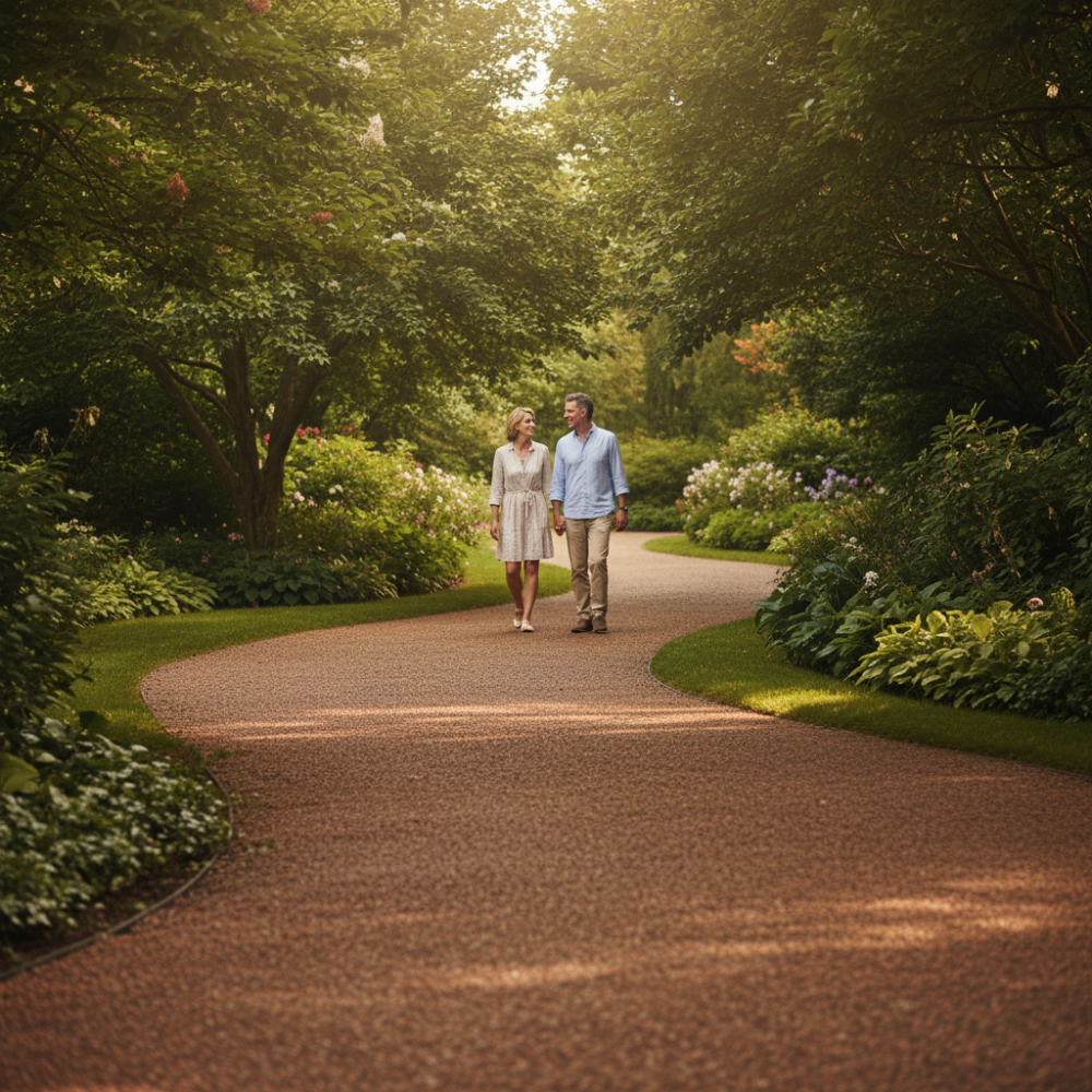 Pavimento drenante fai da te ciottoli in marmo e resina rosso verona 15,750 kg