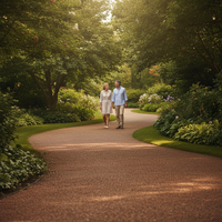 Pavimento drenante fai da te ciottoli in marmo e resina rosso verona 15,750 kg