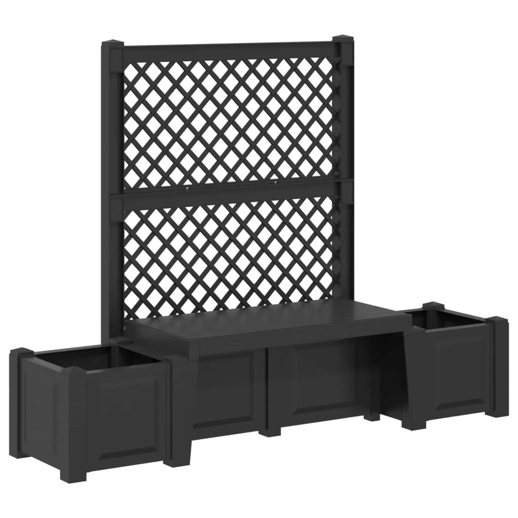 Panchina da Giardino Kopenhagen Antracite 173 x 49 x 135,5 cm