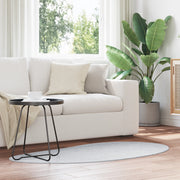 Tappeto da Area Grigio 80x150 cm Poliestere Antiscivolo