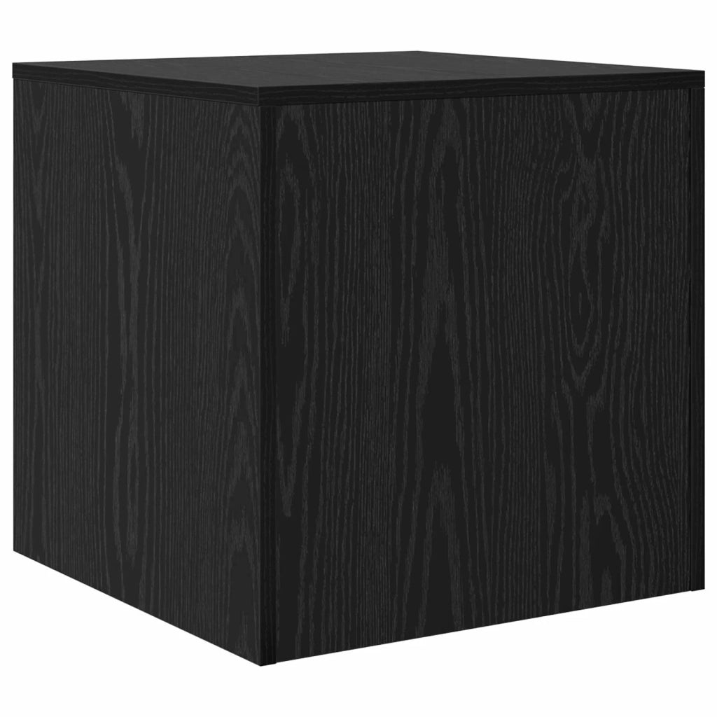 3 pz Tavolino da salotto | Tavolino da caff¨¨ | Tavolino da Soggiorno Rovere Nero Legno multistrato