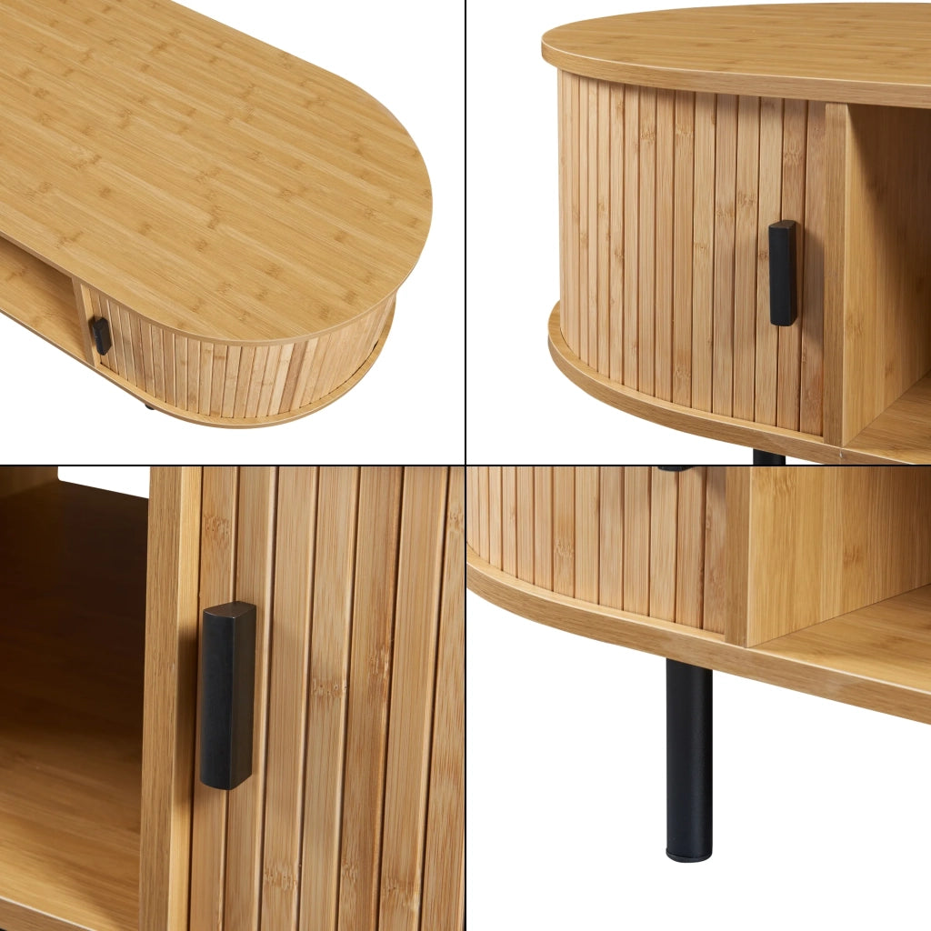 Tavolino/consolle 120 x 55 x 40 cm bambù naturale 03_0010865
